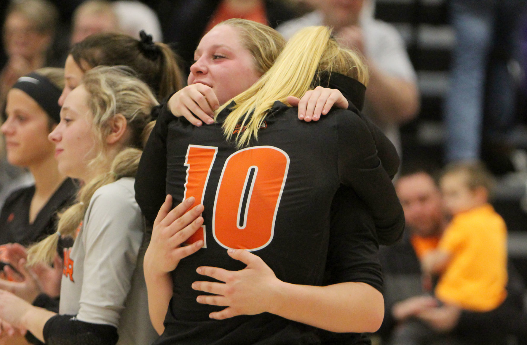 Bloomer volleyball at Mosinee 11-2-19